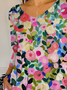 Women's Floral Print Casual T-Shirt