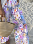 Floral Simple Loose Pants