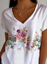 Casual V Neck T-Shirt