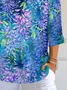 Women's Floral Print Casual T-Shirt