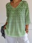 Gradient Pattern Casual T-Shirt