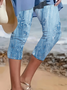 Women's Floral Print Casual Leggings