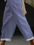 Women's Striped Print Casual Pants