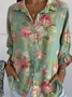 Loose Casual Shirt Collar Shirt