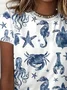 Marine Life Vintage Regular Fit T-Shirt