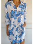 Vintage Loose Casual Long Double Pocket Shirt