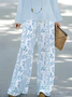 Women's Floral Spring Print Casual Two-Piece Suit