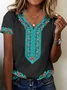 Regular Fit Casual Floral T-Shirt