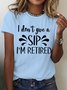 Retirement Cotton T-shirt