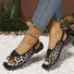 Summer Geometric Ethnic Gladiator Sandals