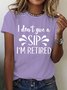 Retirement Cotton T-shirt
