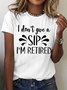 Retirement Cotton T-shirt