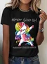 Never Give Up Support Parkinson's Disease Warrior Gifts  Cotton T-shirt