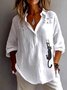 Casual Shirt Collar Linen Shirt