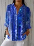 Women's Geometric Print Casual Shirt