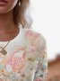 Pop Art Print Jersey Casual Loose T-Shirt
