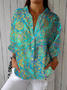 Women's Floral Print Casual Shirt