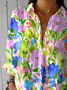 Women's Floral Print Casual Shirt
