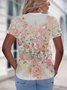 Pop Art Print Jersey Casual Loose T-Shirt