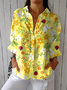 Women's Floral Print Casual Shirt