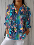 Women's Floral Print Casual Shirt