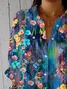 Women's Floral Print Casual Shirt