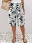 Women's Spring and Summer Casual Straight Lace-up Cropped Pants