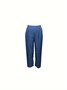Women's Spring and Summer Loose Casual Lace-up Trousers