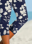 Women's Floral Print Casual Leggings