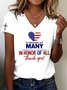 Casual V Neck T-Shirt