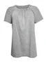 Women's Short Sleeve T-shirt Summer Red Plain Buckle Crew Neck Daily Going Out Casual Top