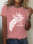 Funny Giraffe Cotton T-Shirt