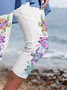 Women's Turtle Print Casual Leggings
