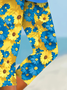 Women's Floral Print Casual Leggings