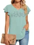 Cotton Regular Fit Casual V Neck T-Shirt