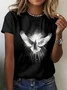 Crew Neck Animal Regular Fit Casual T-Shirt