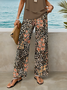 Women's Floral Print Casual Vest and Pants Two-Piece Set