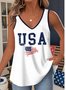 V Neck Casual Loose T-Shirt