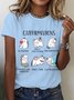 Positive Cats Catffirmations Cotton T-shirt