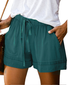 Four-Side Projectile Pocket Stitching Plain Street Shorts