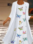 Butterfly Casual Two-Piece Set