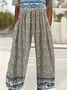 Women's H-Line V Neck Daily Going Out Casual Printing Floral Summer Ankle Pants Jumpsuit Romper