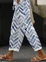 Women's Geometric Print Casual Pants