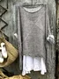 Floral Crew Neck Casual Regular Fit Shirt
