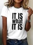 Cotton Crew Neck Casual Regular Fit T-Shirt