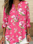 Women's Floral Print Casual Shirt