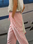 Women's Polka Dot Print Casual Pants