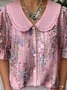 Gradient Pattern Loose Casual Shirt