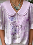 Loose Casual Shawl Collar Shirt