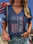 Casual V Neck T-Shirt